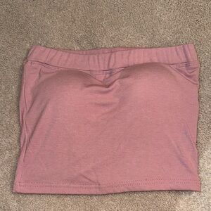 Pink Tube Top w/ built in bra